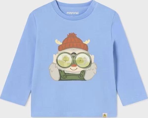 Mayoral Erkek Bebek Uzun Kollu T-shirt 2036M - Image 1