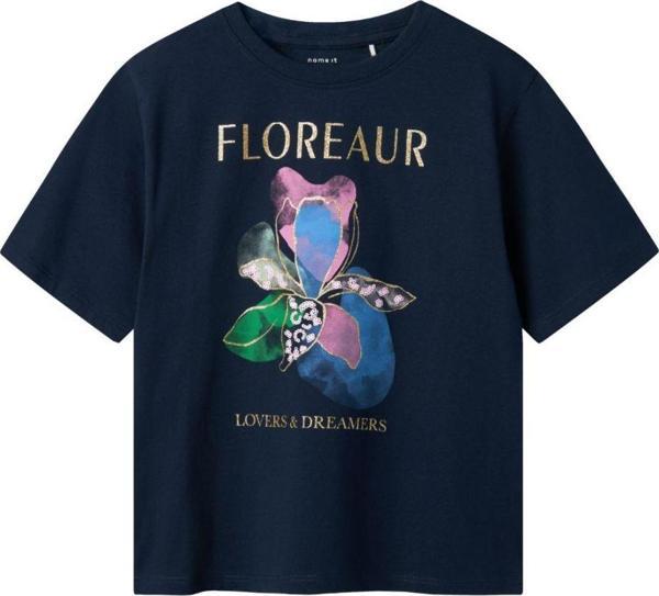 Name It Nkfdukko Ss Nreg Top Box Kız Çocuk T-shirt 13240652 - Image 1