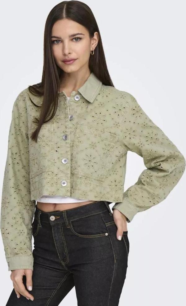 Only Onlelsa Short Crochet Jacket Kadın Ceket 15338055 - Image 1