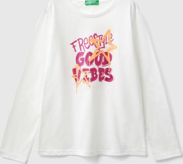 Benetton Kız Çocuk Uzun Kollu T-shirt 3I1XC10KB-24K - Image 1