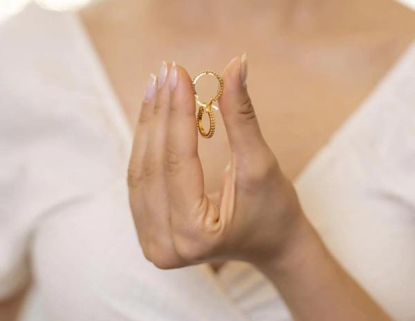 Yiğitbaşı Gold 22 Ayar Halka Küpe (3479) - Image 1