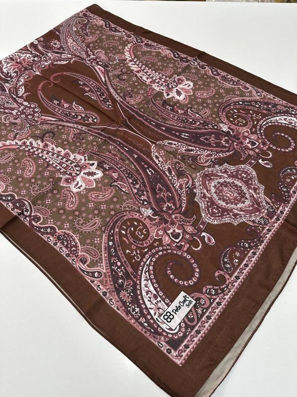Polo Craft Soft Pamuklu Şal Etro Desen FZY0509 - Image 1