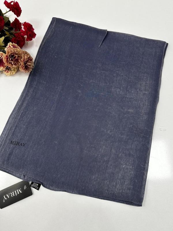 Miray Palmier Abiye Şal Renk:Kot Mavi JMJ0110 - Image 1