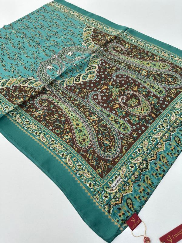 Luvensara Hint İpeği Şal HVL0206 - Image 1