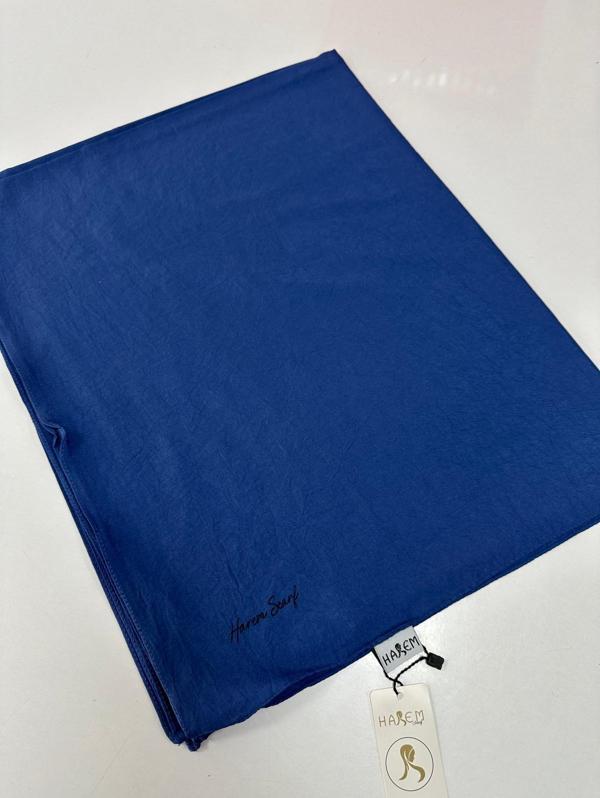 Harem Vual İpeksi Şal  koyu indigo HVH0252 - Image 1