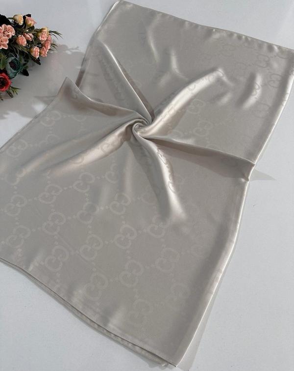 Locella G Desen Jakar Şal Krem JSL0402 - Image 1