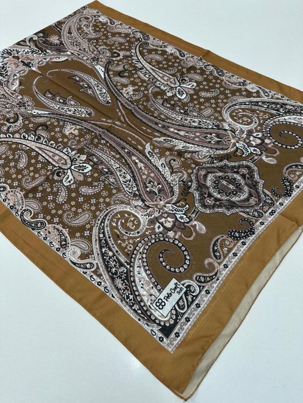Polo Craft Soft Pamuklu Şal Etro Desen FZY0507 - Image 1