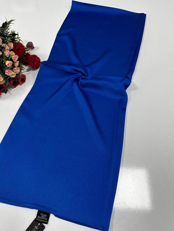 Dubai Abiye Şal Renk:Saks Mavi JJ0432 - Image 1