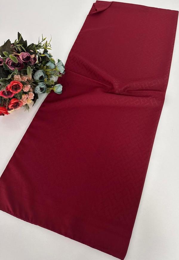 H Desen Jakar Şal Bordo JSL1806 - Image 1