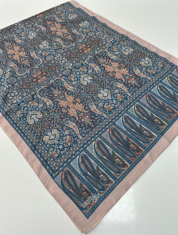 Bonjela Soft Pamuklu Şal Etro Desen LBS1818 - Image 1