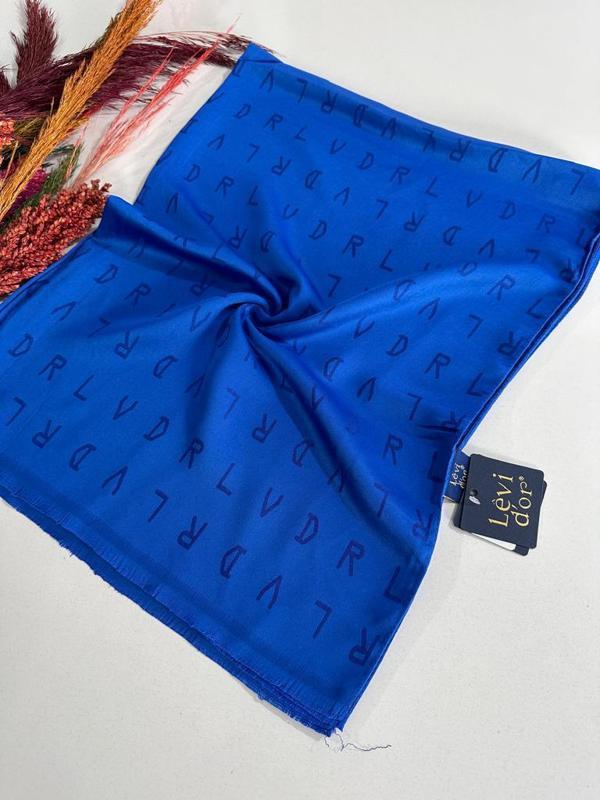 Levidor Premium Şal Saks Mavi LJK0121 - Image 1