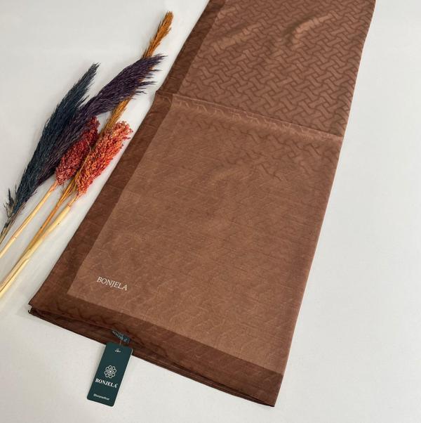 Bonjela Monogram Şal Karamel JZ0330 - Image 1