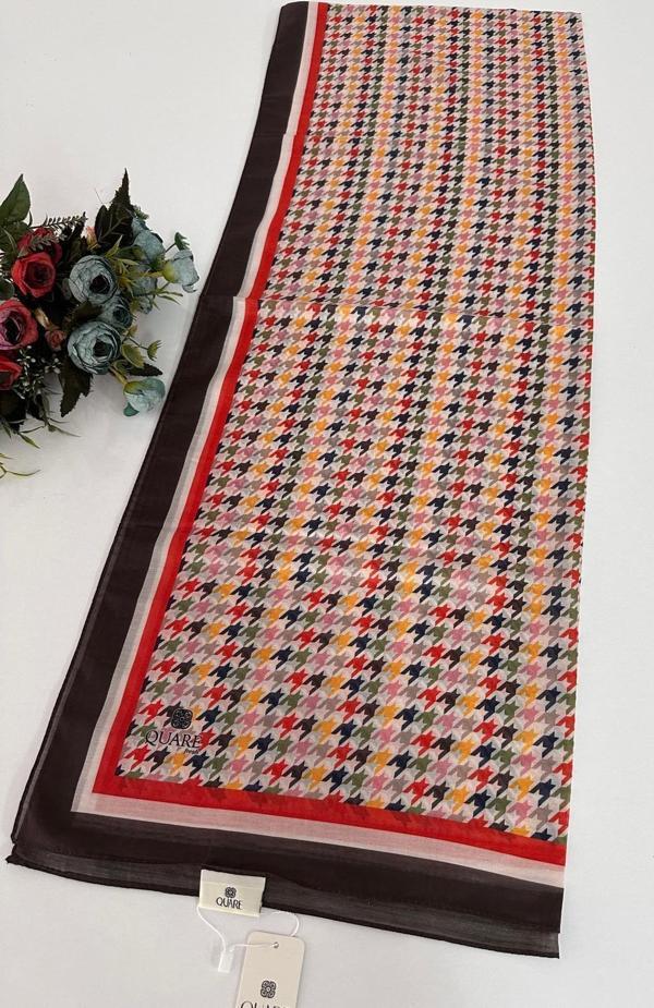 Quare Soft Pamuklu Desenli Şal LDSQ1007 - Image 1