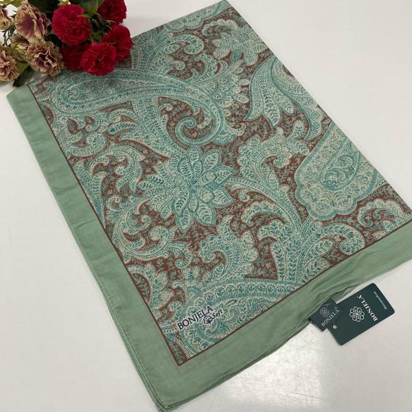 Bonjela Soft Pamuklu Şal Etro Desen LBS2015 - Image 1