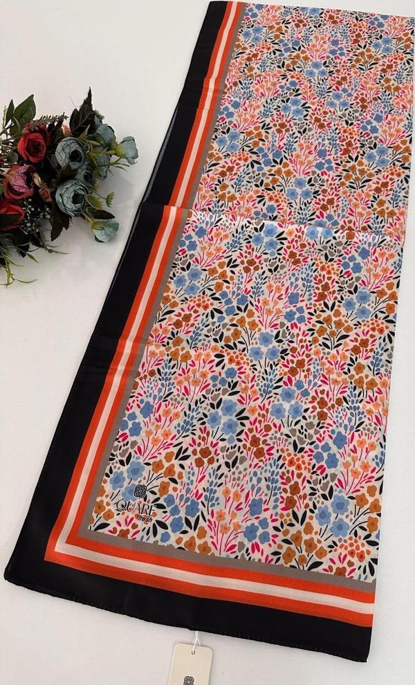 Quare Soft Pamuklu Desenli Şal LDSQ1411 - Image 1