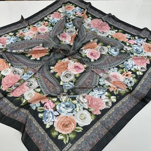 Miray 120 cm Nevada Pamuk Lüx Eşarp  BYK0510 - Image 1