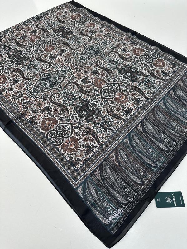 Bonjela Soft Pamuklu Şal Etro Desen LBS1801 - Image 1