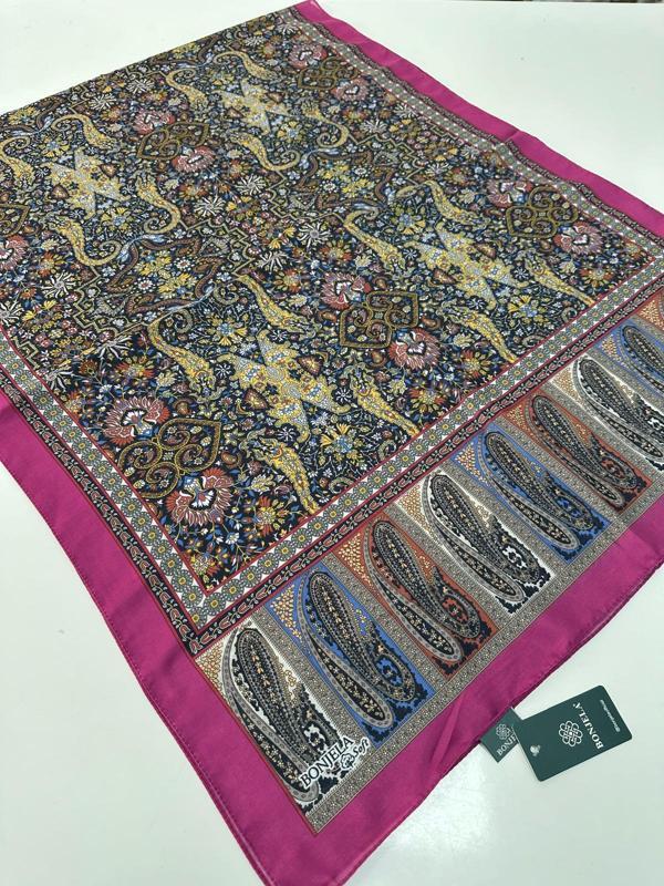Bonjela Soft Pamuklu Şal Etro Desen LBS1809 - Image 1