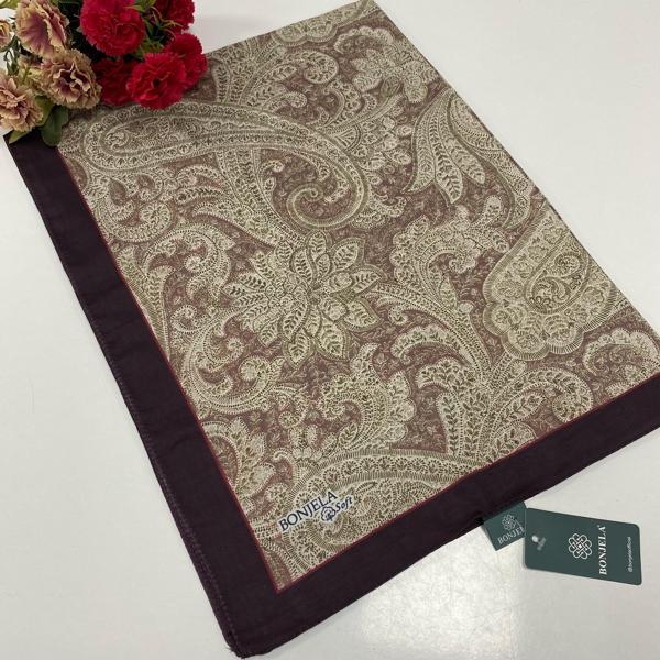 Bonjela Soft Pamuklu Şal Etro Desen LBS2013 - Image 1