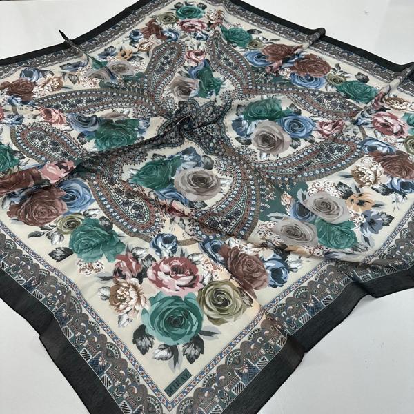 Miray 120 cm Nevada Pamuk Lüx Eşarp  BYK0508 - Image 1
