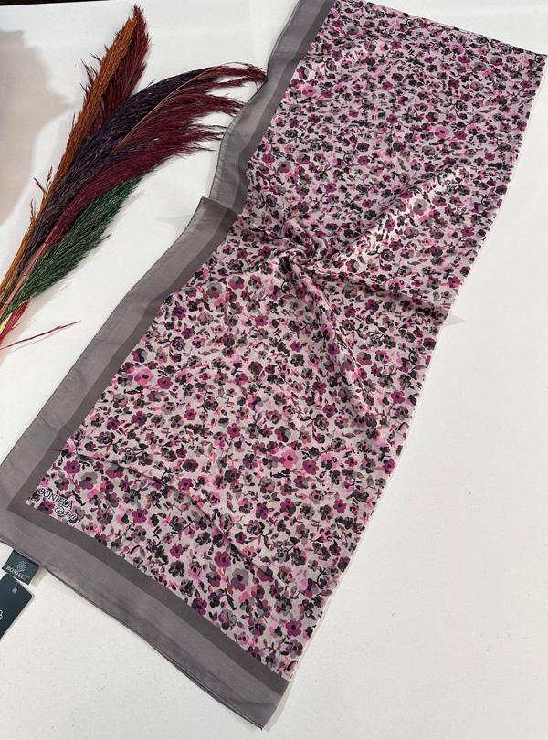Bonjela Soft Pamuklu Şal Efsane Çiçekli Model LDSC0108 - Image 1