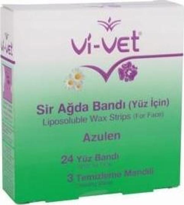 Vi-Vet Yüz İçin Sir Ağda Bandı Azulen 24'lü 1 Adet - Image 1