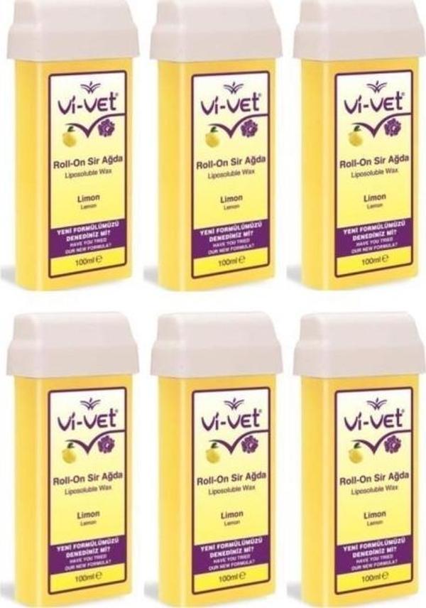 Vi-Vet Roll-On Sir Ağda Limon 100 ml 6 Adet - Image 1