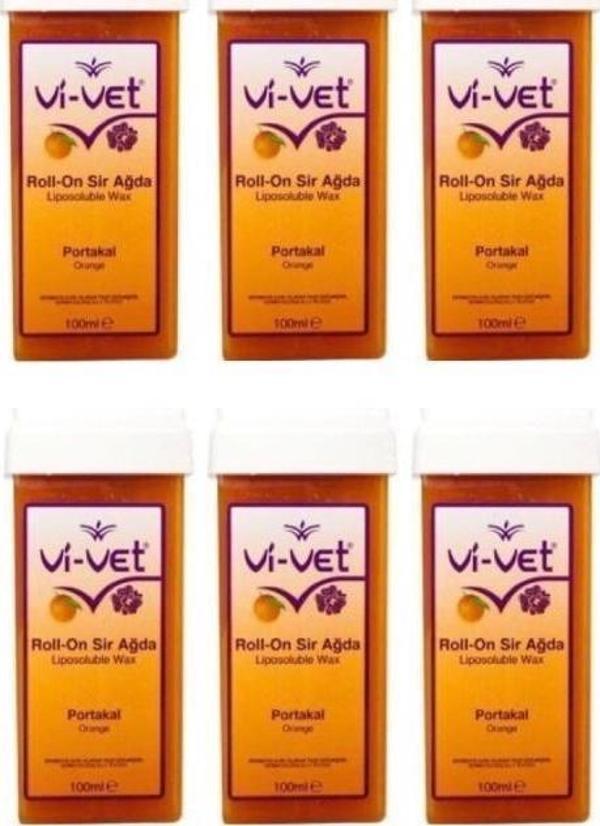 Vi-Vet Roll-On Sir Ağda Portakal 100 ml 6 Adet - Image 1