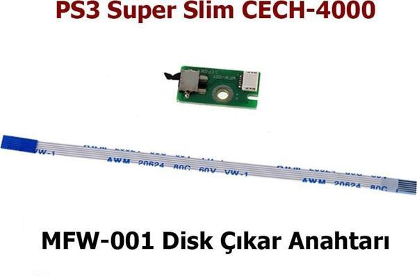 MFW-001 Disk Eject Switch PS3 Yedek Parça CECH-4000 Playstation 3 Super Slim - Image 1
