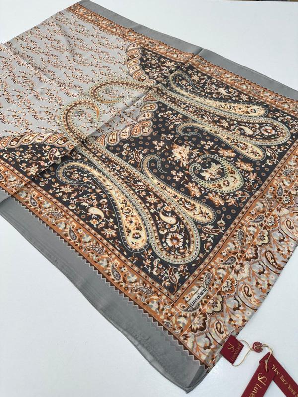 Luvensara Hint İpeği Şal HVL0212 - Image 1