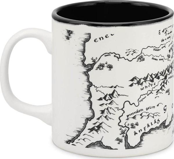 Mabbels The Lord Of The Rings Middle Earth Map Mug Kupa - Image 1