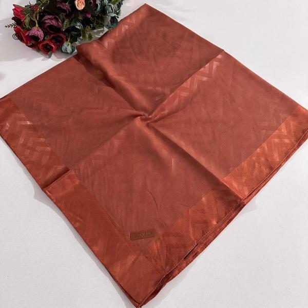 Bonjela Lento Eşarp Geometrik Desen Tarçın LNT0322 - Image 1