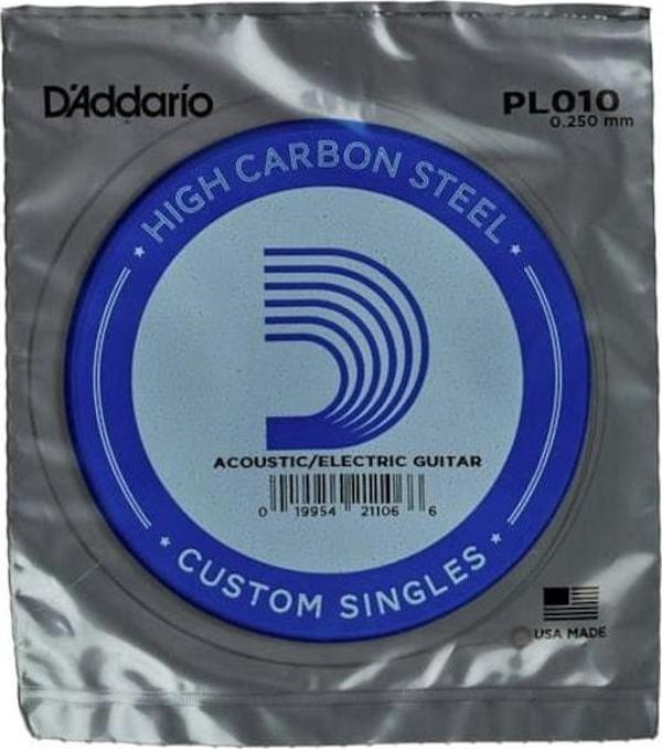 Daddario Pl010 Elektro Ve Akustik Tek Tel - Image 1