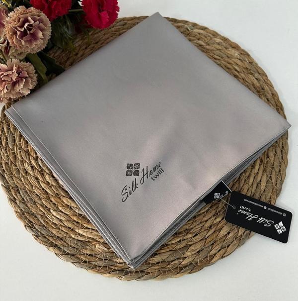Silk Home Düz Renk Twill Eşarp Açık Gri LTH0205 - Image 1
