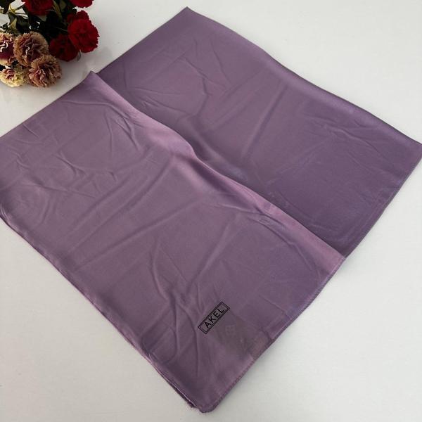 Akel Düz Kristal Eşarp Lila LTA0422 - Image 1