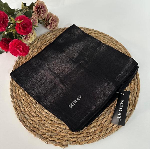 Miray Abiye Premium Eşarp Siyah MAE0101 - Image 1