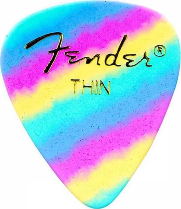 Fender 351 Thin Rainbow 1 Adet Gitar Penası Count - Image 1