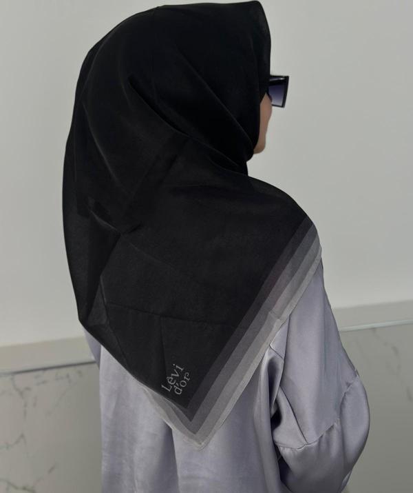 Levi'dor Kehribar Eşarp Siyah LTR0201 - Image 1