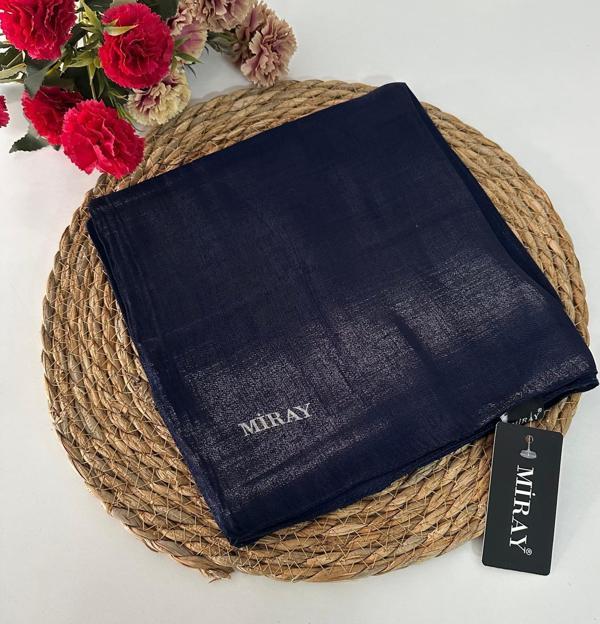 Miray Abiye Premium Eşarp Koyu Lacivert MAE0102 - Image 1