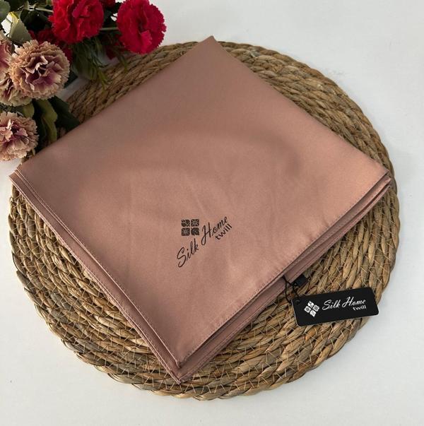 Silk Home Düz Renk Twill Eşarp Sütlü Kahve LTH0223 - Image 1