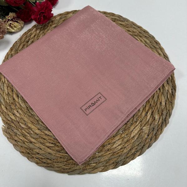 Piramit Kehribar Eşarp Şeker Pembe LTP0208 - Image 1
