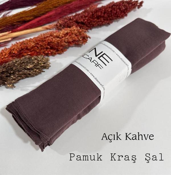 Lady Coco Pamuk Kraş Şal PKS16 - Image 1