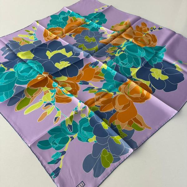 BELLİ Saf Twill İpek Eşarp  Yeni Sezon Sura İpek PKX0907 - Image 1