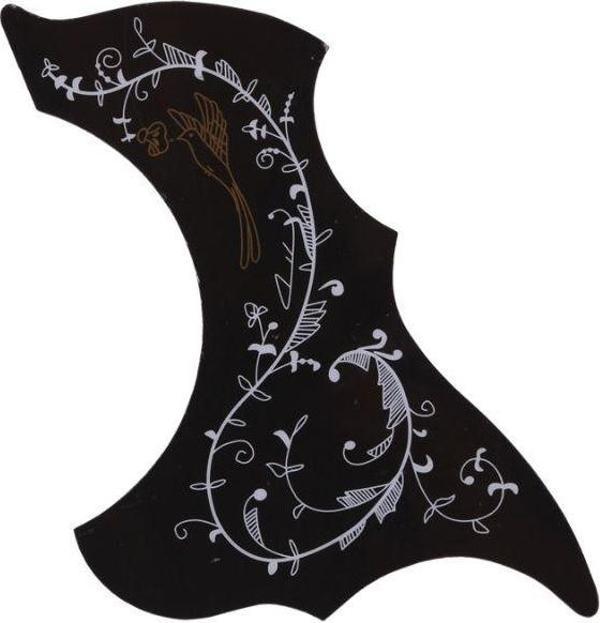 PG150 Pickguard Gitar Pena Koruyucu Kuş Desenli Pickguard - Image 1