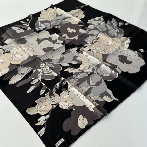 BELLİ Saf Twill İpek Eşarp  Yeni Sezon Sura İpek PKX0908 - Image 1