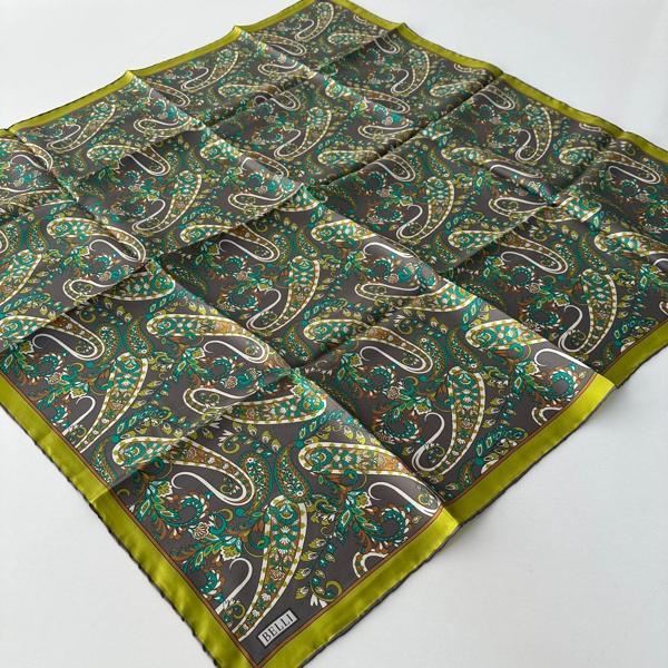 BELLİ Saf Twill İpek Eşarp  Yeni Sezon Sura İpek PKX0511 - Image 1