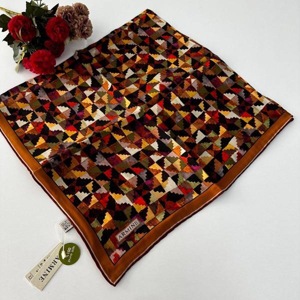 Armine Sura Saf İpek Eşarp 24-25 Sonbahar Kış Sezonu PKT0605 - Image 1
