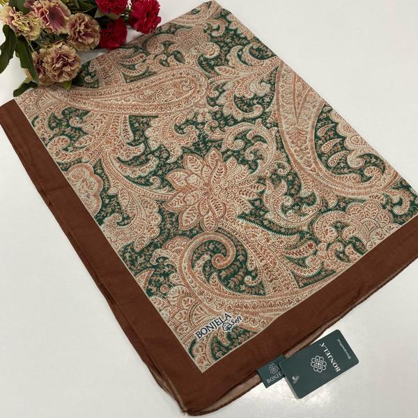 Bonjela Soft Pamuklu Şal Etro Desen LBS2005 - Image 1