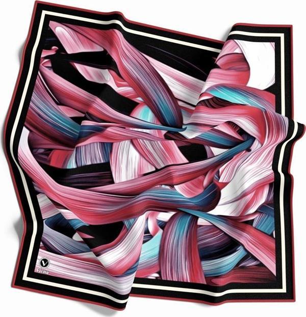 Violla Soft Dijital Twill Eşarp VL4609 - Image 1