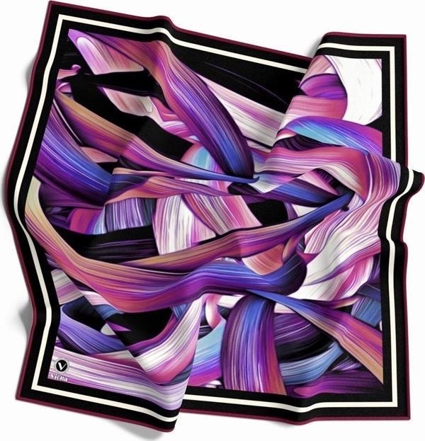 Violla Soft Dijital Twill Eşarp VL4601 - Image 1